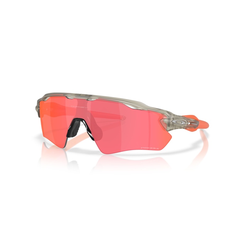 Oakley Sonnenbrille Radar EV Path (Glasfarbe: Prizm trail torch) grau matt - 1 Brille mit Hartschalenetui